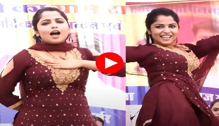 Haryanvi Dance Video : मुस्कान बेबी का शरीरतोड़ डांस देख मचला फैंस का दिल