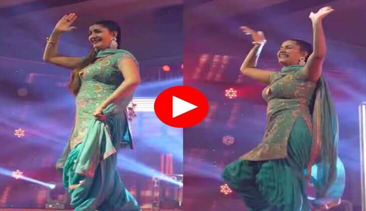 Sapna Choudhary Dance : ठेके आली गली गाने पर सपना चौधरी ने किया गदर डांस, अदाओं से लूटी महफिल