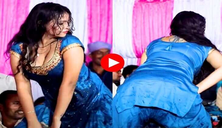 Haryanvi Dance : बोतल लेकर सपना ने लगाए ठुमके, सूट में डाला पानी