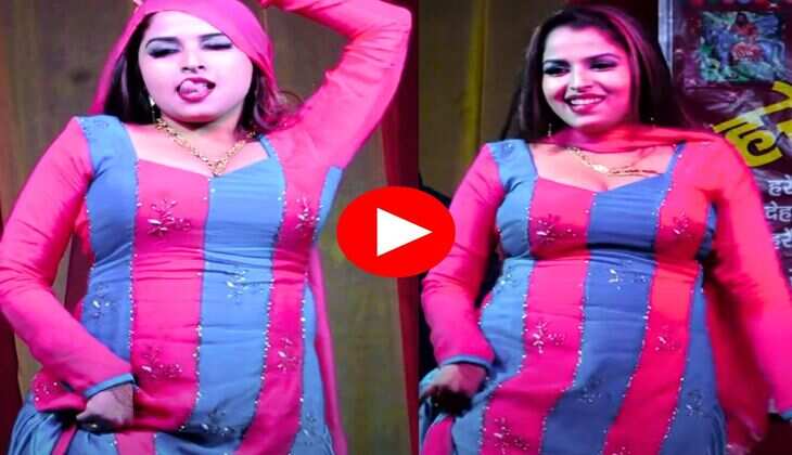 Haryanvi Dance Video : लांबा लांबा घूंघट पर मुस्कान बेबी ने दिखाया चढ़ती जवानी का जलवा, लोग बजाने लगे सिटि्टयां