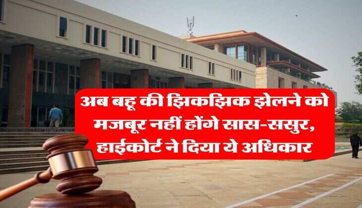 Delhi High Court : अब बहू की झिकझिक झेलने को मजबूर नहीं होंगे सास ससुर, हाईकोर्ट ने दिया ये अधिकार