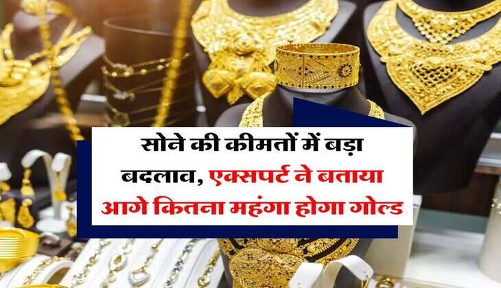 Gold Price Today : सोने की कीमतों में बड़ा बदलाव, एक्सपर्ट ने बताया आगे कितना महंगा होगा गोल्ड
