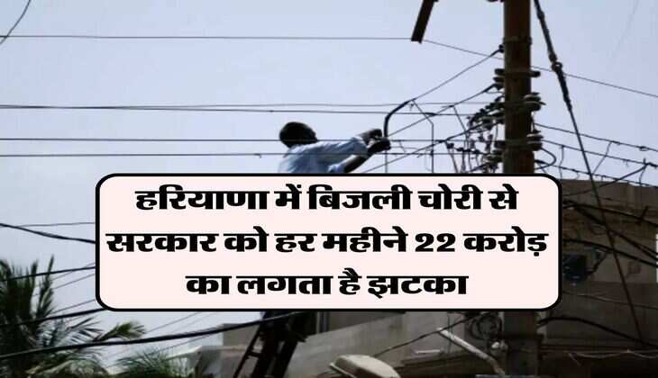 Haryana News: हरियाणा में लगातार बढ़ रही बिजली चोरी, सरकार को हर महीने 22 करोड़ का लगता है झटका