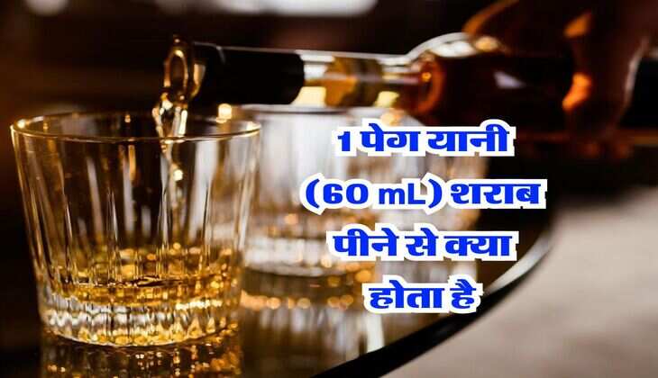 Liquor : 1 पेग यानी (60 mL) शराब पीने से क्या होता है, डेली पीने वाले जान लें ये बात 
