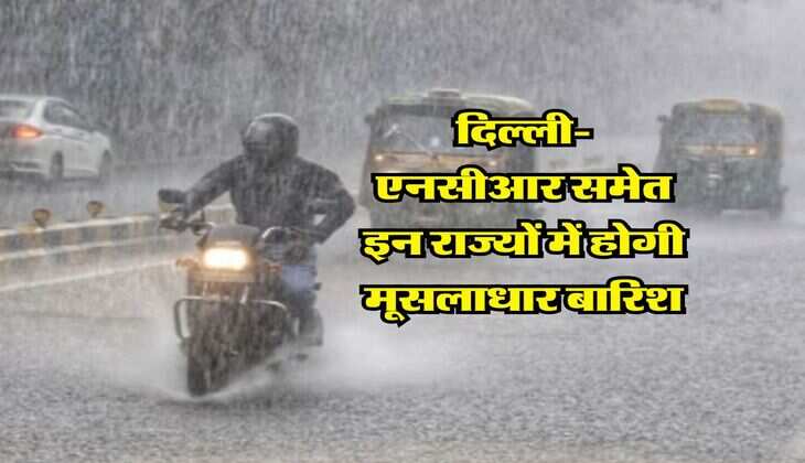 IMD Rain Alert : दिल्ली-एनसीआर समेत इन राज्यों में होगी मूसलाधार बारिश, मौसम विभाग का ताजा अपडेट &nbsp;