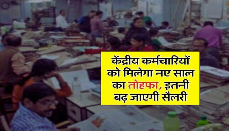 DA Hike : केंद्रीय कर्मचारियों को मिलेगा नए साल का तोहफा, इतनी बढ़ जाएगी सैलरी