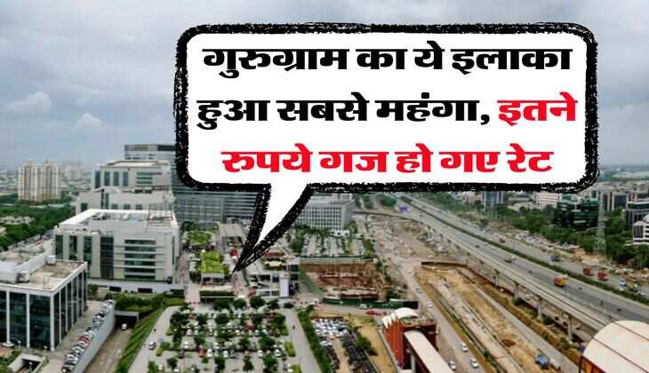 gurugram property : गुरुग्राम का ये इलाका हुआ सबसे महंगा, इतने रुपये गज हो गए रेट