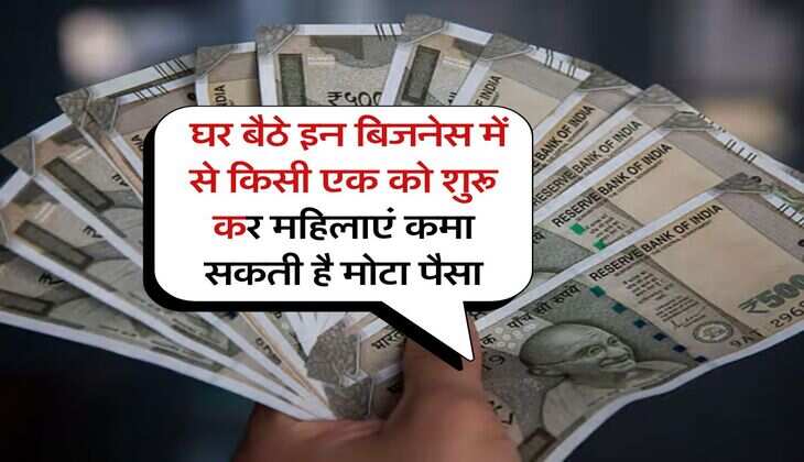 Business Idea : घर बैठे इन बिजनेस में से किसी एक को शुरू कर महिलाएं कमा सकती है मोटा पैसा