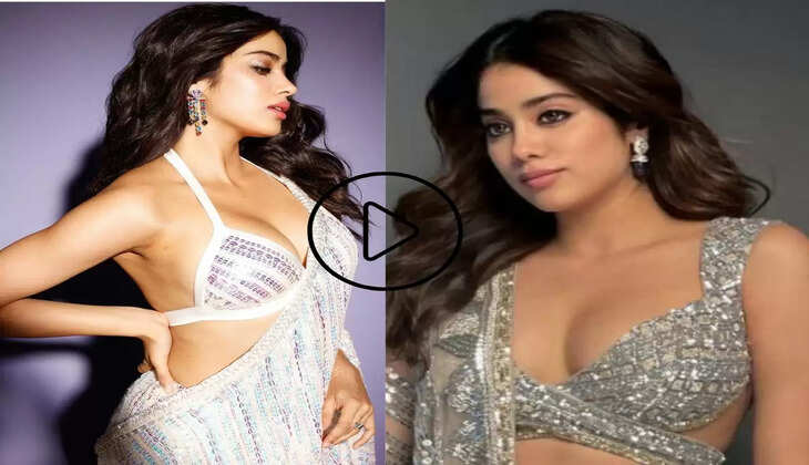 Jhanvi Kapoor Photo: जाह्नवी कपूर ने साड़ी में करवाया हॉट फोटोशूट, देखकर फैंस हुए फिदा