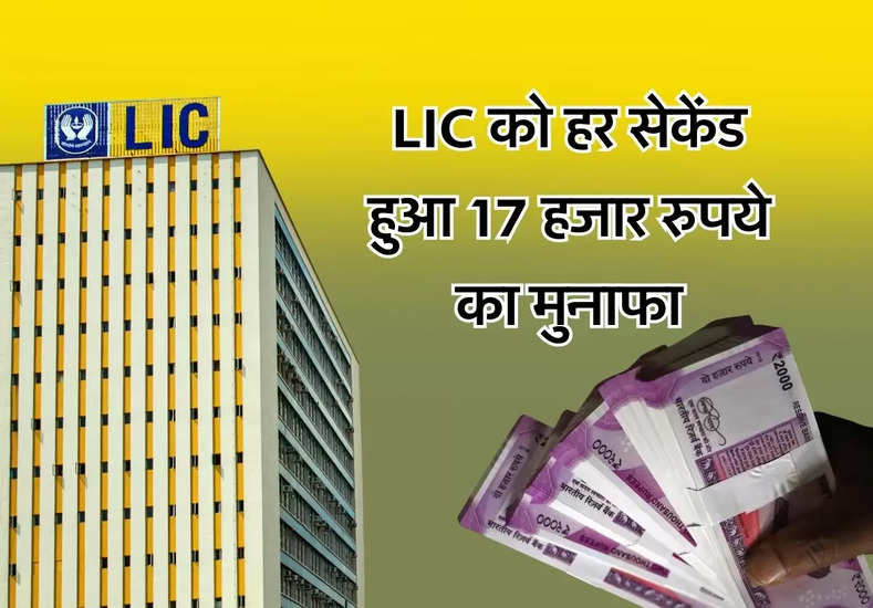 LIC को हर सेकेंड हुआ 17 हजार रुपये का मुनाफा, 5 गुना बढ़ा प्रोफिट