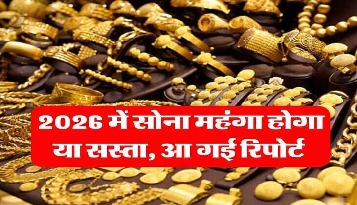 Gold Rate : 2026 में सोना महंगा होगा या सस्ता, आ गई रिपोर्ट