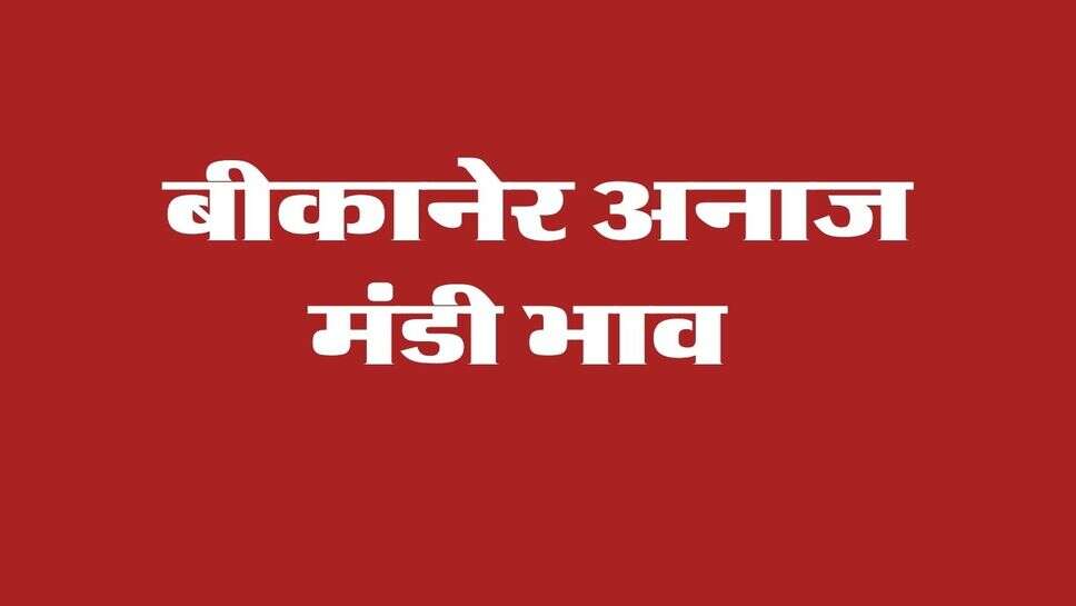 बीकानेर अनाज मंडी भाव 18 अक्टूबर 2026 : मूंगफली और जीरा में गिरावट, ईसबगोल, खड़बा और गेहूं में तेजी&nbsp;