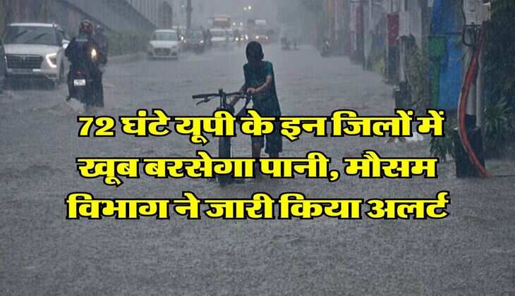 UP Weather 29 July : 72 घंटे यूपी के इन जिलों में खूब बरसेगा पानी, मौसम विभाग ने जारी किया अलर्ट