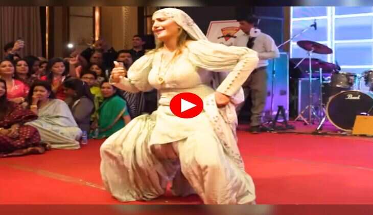 Sapna Choudhary Dance : अपने पुराने अंदाज में लौटी डांसिंग क्वीन, स्लोली स्लोली लचकाई कमर