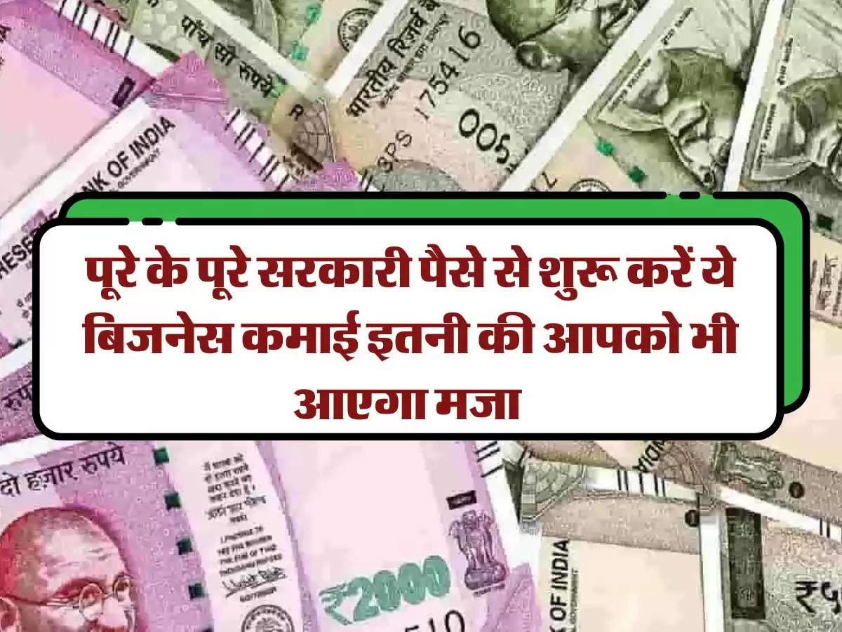 Business Idea: पूरे के पूरे सरकारी पैसे से शुरू करें ये बिजनेस कमाई इतनी की आपको भी आएगा मजा 