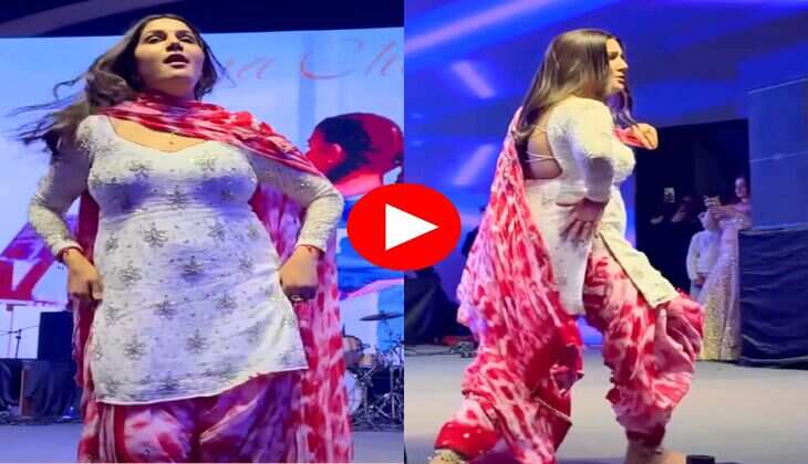 Sapna Choudhary ka Dance : चाल शराबी पर सपना चली मोरनी सी चाल, नजर नहीं हटा पाए लोग