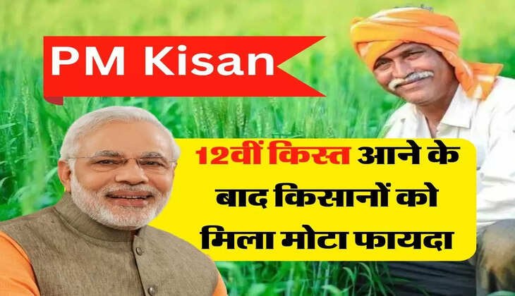 PM Kisan की 12वीं किस्त आने के बाद किसानों को मिला मोटा फायदा