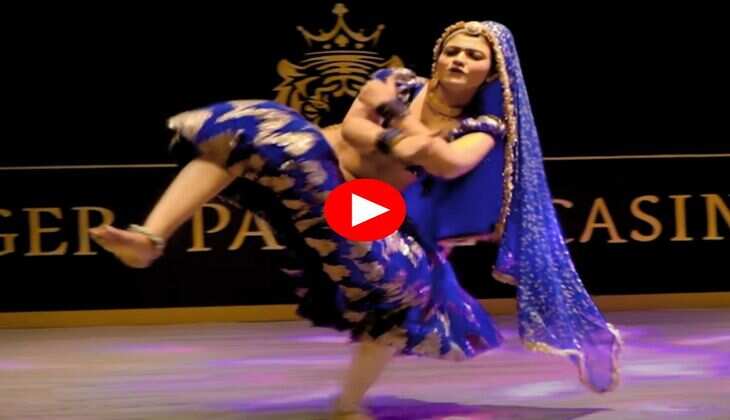 Gori Nagori New Dance : लहंगा चोली में गोरी नागोरी ने कमर मटकाकर लोगों को किया दीवाना