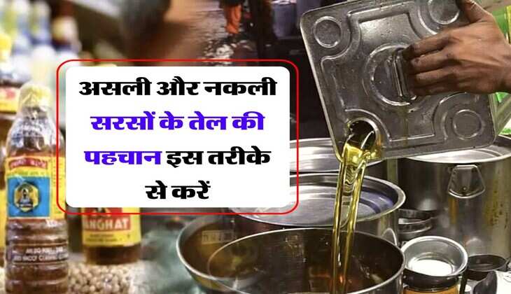 Mustard Oil : आप जो सरसों का तेल यूज कर रहे हैं वो असली है या नकली, इस तरीके से एक मिनट में लगाएं पता