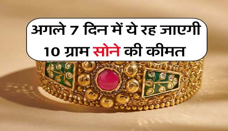 Gold Rate : अगले 7 दिन में ये रह जाएगी 10 ग्राम सोने की कीमत