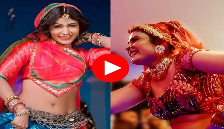 Gori Nagori Dance : ठेके आली गाने पर गोरी नागोरी ने मटाई पतली कमर, डांस को बूढ़े हो गए फिदा