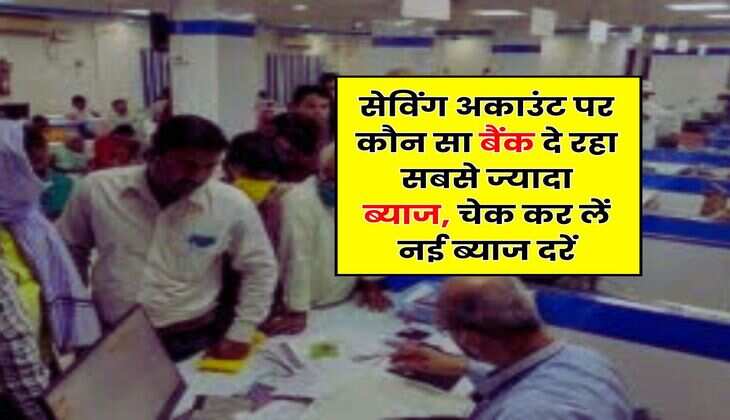 Saving Accounts : सेविंग अकाउंट पर कौन सा बैंक दे रहा सबसे ज्यादा ब्याज, चेक कर लें नई ब्याज दरें