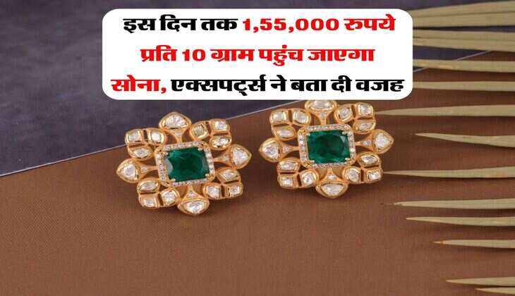 Gold Rate : इस दिन तक 1,55,000 रुपये प्रति 10 ग्राम पहुंच जाएगा सोना, एक्सपर्ट्स ने बता दी वजह