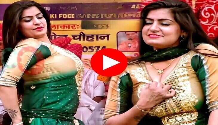 Haryanvi Dance :  तेरी आख्या का काजल पर मोनिका चौधरी ने हलवे-हलवे हिलाया शरीर, मदमस्त डांस को देख क्रेजी हुए लोग