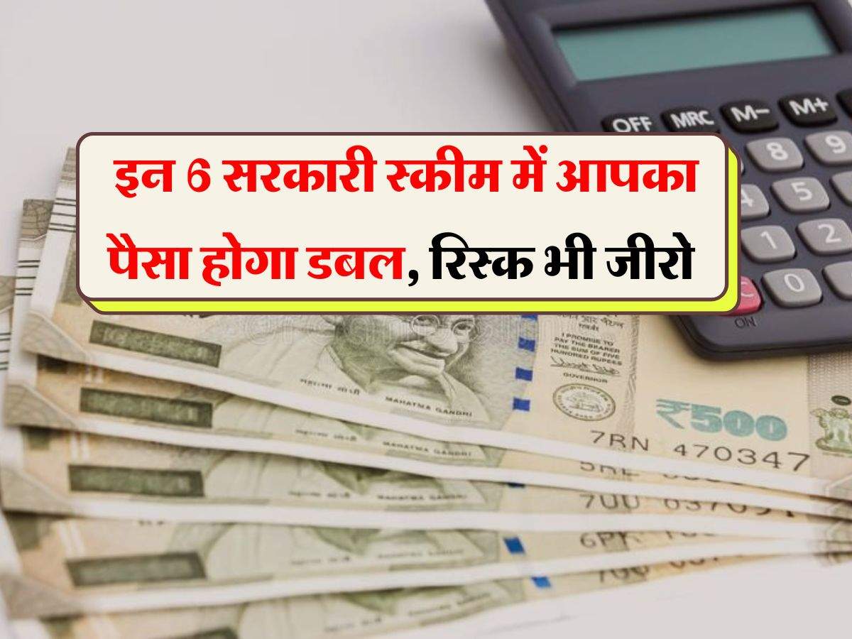 investment tips : इन 6 सरकारी स्कीम में आपका पैसा होगा डबल, रिस्क भी जीरो