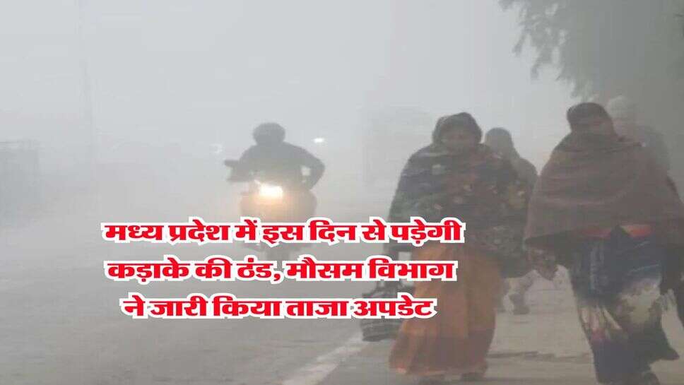 MP Weather : मध्य प्रदेश में इस दिन से पड़ेगी कड़ाके की ठंड, मौसम विभाग ने जारी किया ताजा अपडेट&nbsp;