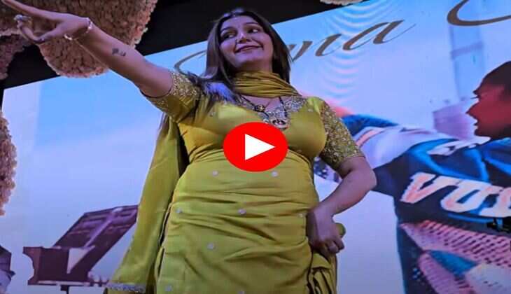 Sapna Choudhary Dance : 31 की उम्र में सपना चौधरी ने नाच नाच मचाया गदर, वीडियो बनाने लगे लोग