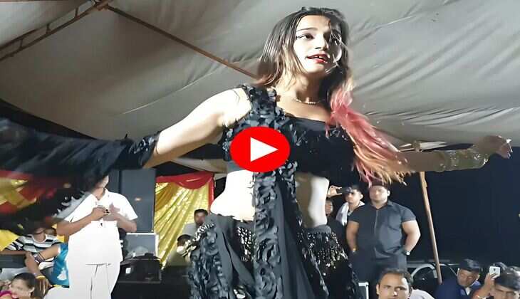 Komal Rangili : गोटेदार चुनरी पर कोमल रंगीली ने जोरदार ठुमके से तोड़ डाला स्टेज