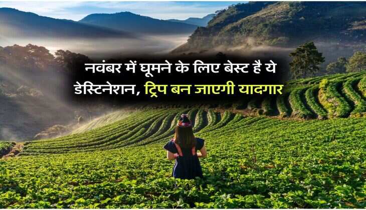 Best Destination : नवंबर में घूमने के लिए बेस्ट है ये डेस्टिनेशन, ट्रिप बन जाएगी यादगार