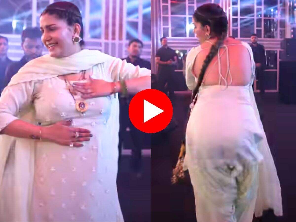 Sapna Choudhary ka Dance : सपना चौधरी ने तेरी आंख्या का काजल पर मचाया गदर, अदाएं देख बढ़ी लोगों दीवानगी