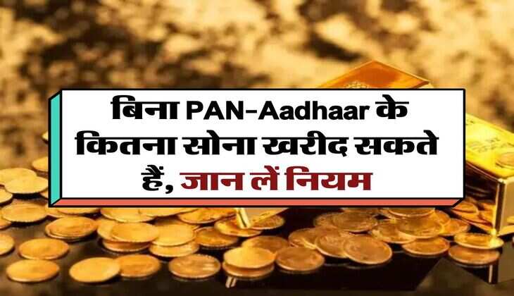 Income Tax Rules : बिना PAN-Aadhaar के कितना सोना खरीद सकते हैं, जान लें नियम