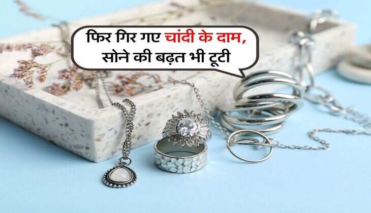 MCX Gold Silver : फिर गिर गए चांदी के दाम, सोने की बढ़त भी टूटी