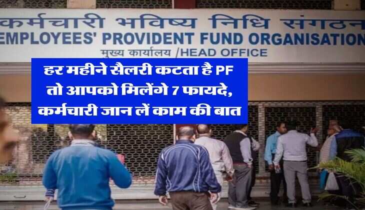 EPFO rule : हर महीने सैलरी कटता है PF तो आपको मिलेंगे 7 फायदे, कर्मचारी जान लें काम की बात