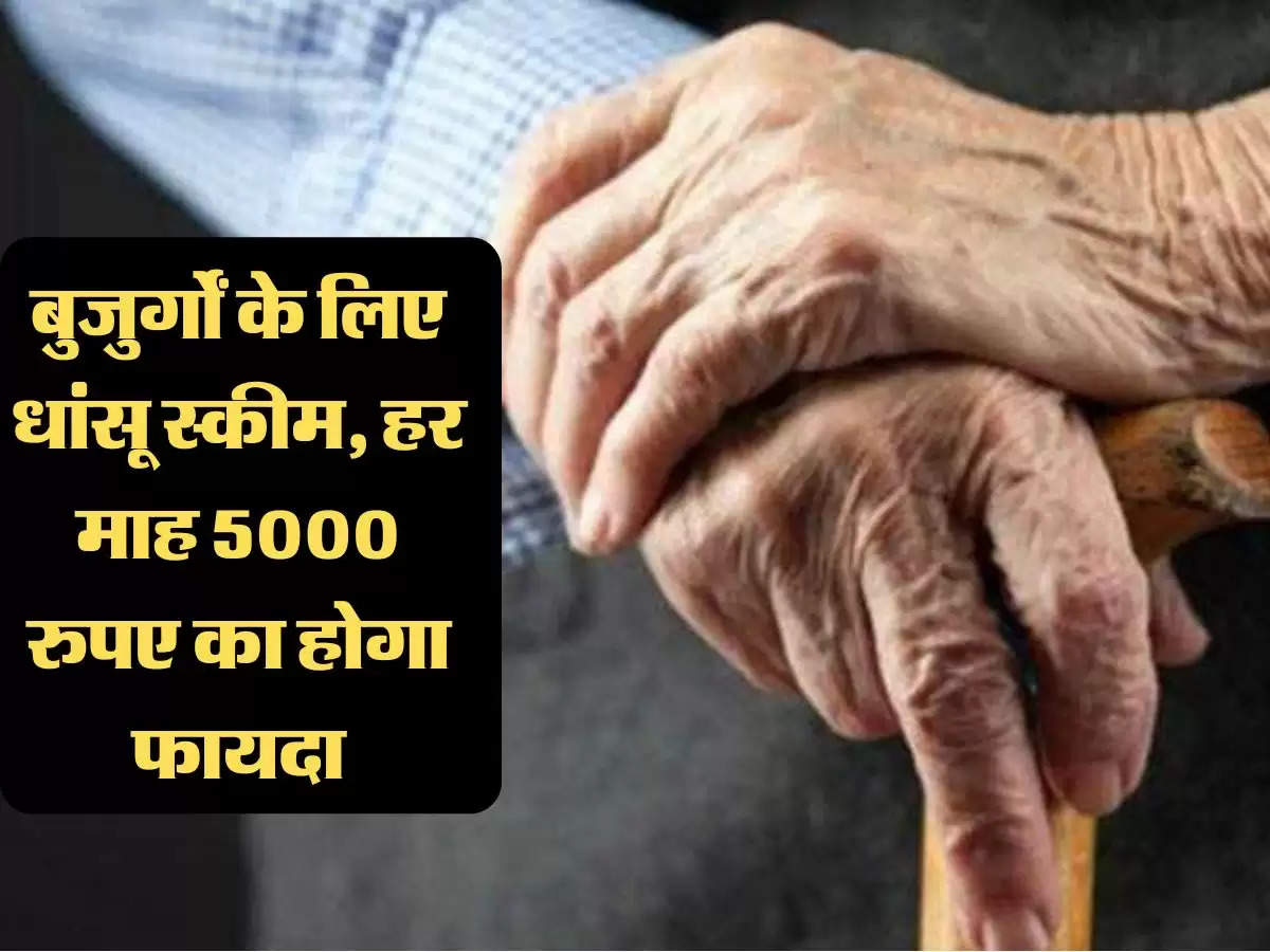 Senior Citizens : बुजुर्गों के लिए आई शानदार योजना, हर माह सीधा 5000 रुपए का होगा फायदा