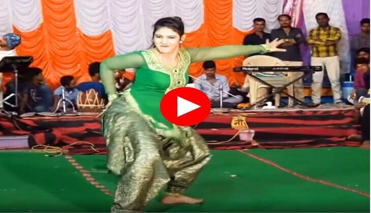Gori Nagori Dance : हरे रंग के सूट में चुन्नी उतार गोरी नागोरी ने हिलाया बदन, नहीं देखा होगा ये अंदाज