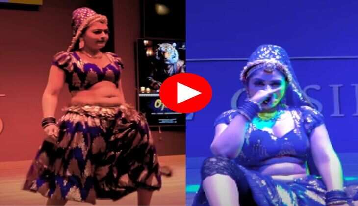 Gori Nagori Dance : घाघरा चोली में गोरी ने बिखेरा हुस्न का जलवा, देख फैंस का मचला दिल