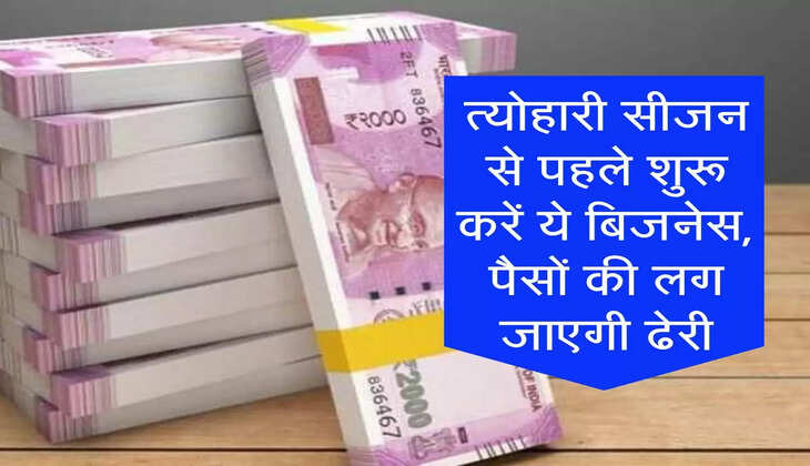 Business Idea : त्योहारी सीजन से पहले शुरू करें ये बिजनेस, पैसों की लग जाएगी ढेरी