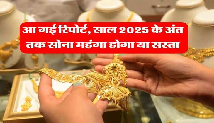 Gold Rate : आ गई रिपोर्ट, साल 2025 के अंत तक सोना महंगा होगा या सस्ता