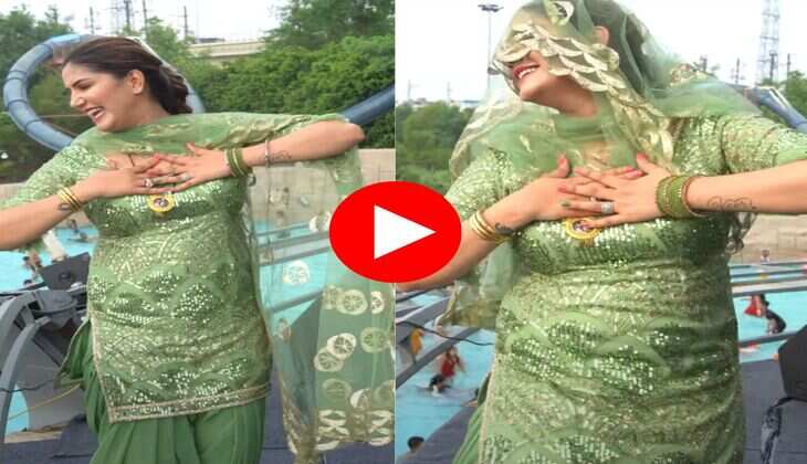 Sapna Choudhary Dance : सपना चौधरी ने स्टेज पर उड़ाया गर्दा, लटके झटके देख फैंस का मचला दिल