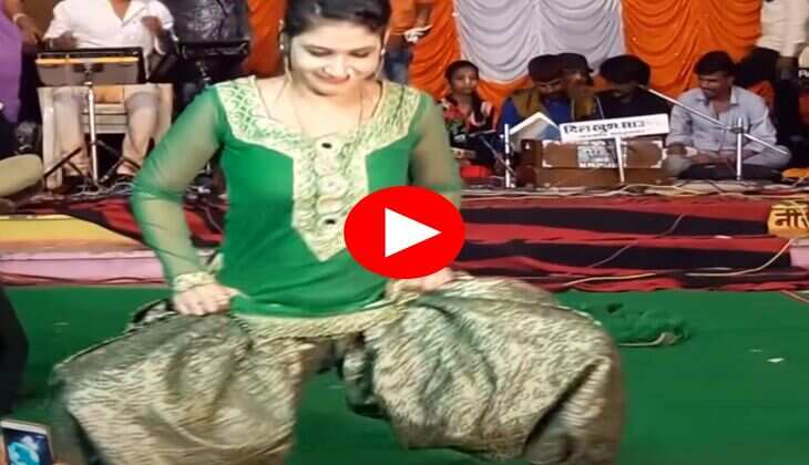 Haryanvi Dance Video : गोरी नागोरी ने स्टेज पर कमर घुमाकर गोरी नोगोरी ने जीत लिया लोगो का दिल