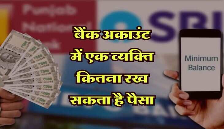 Saving Account Cash Limit : बैंक अकाउंट में एक व्यक्ति कितना रख सकता है पैसा, जान लें आयकर विभाग ये नियम
