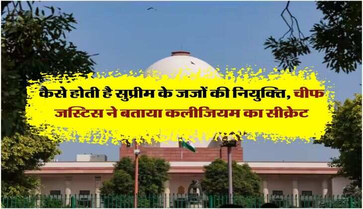 Supreme Court Judges Appointment : कैसे होती है सुप्रीम के जजों की नियुक्ति, चीफ जस्टिस ने बताया कलीजियम का सीक्रेट