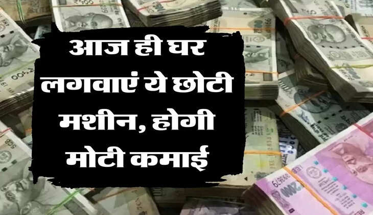 Business Ideas : आज ही घर लगवाएं ये छोटी मशीन, होगी मोटी कमाई
