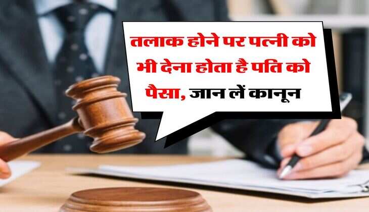 Divorce Alimony : तलाक होने पर पत्नी को भी देना होता है पति को पैसा, जान लें कानून