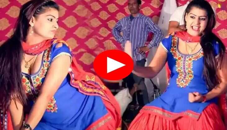Haryanvi Dance : मोनिका चौधरी ने किया शरीर तोड़ डांस, देख बूढ़ों में आ गया जोश 