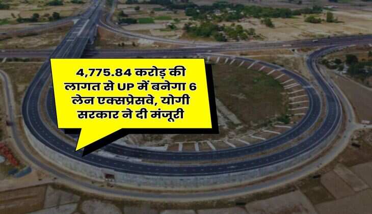 4,775.84 करोड़ की लागत से UP में बनेगा 6 लेन एक्सप्रेसवे, योगी सरकार ने दी मंजूरी